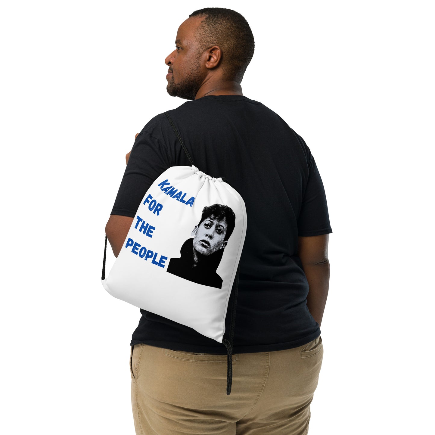 Kamala For President Drawstring Bag-Brain Foo Designs