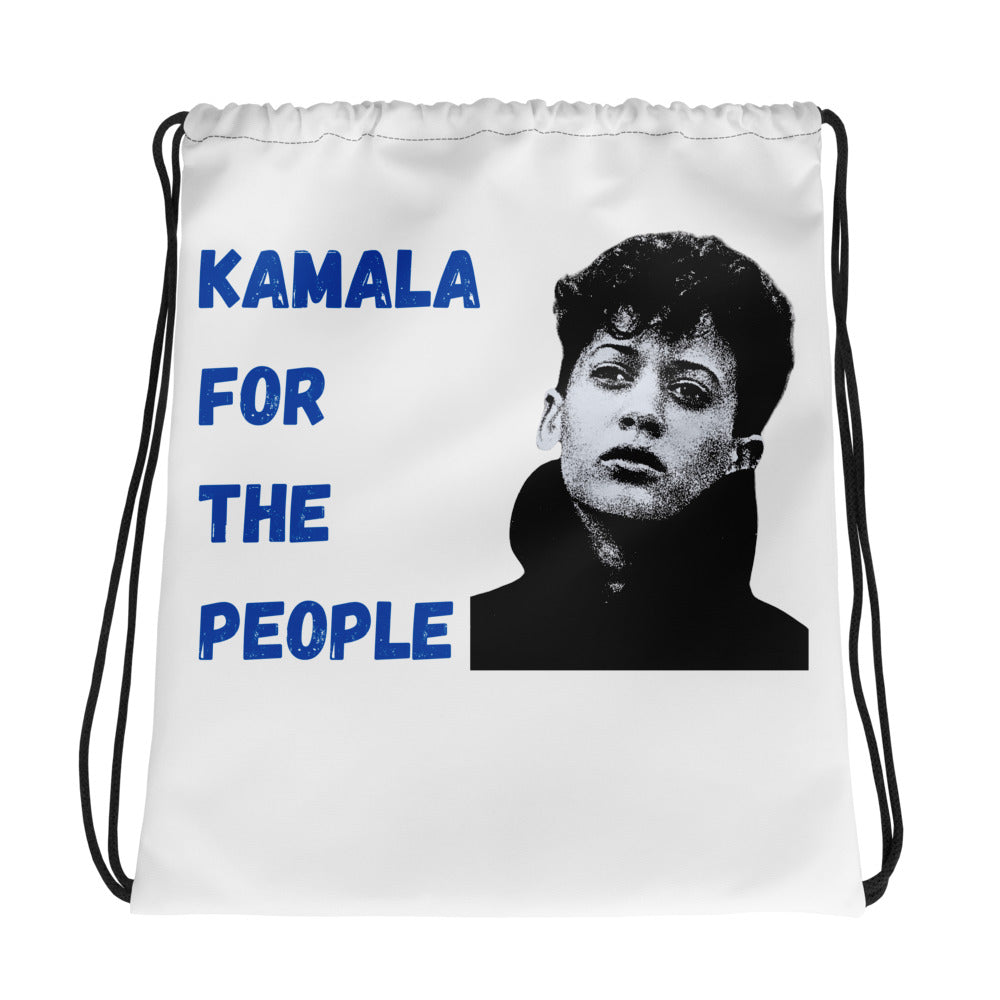 Kamala For President Drawstring Bag-Brain Foo Designs