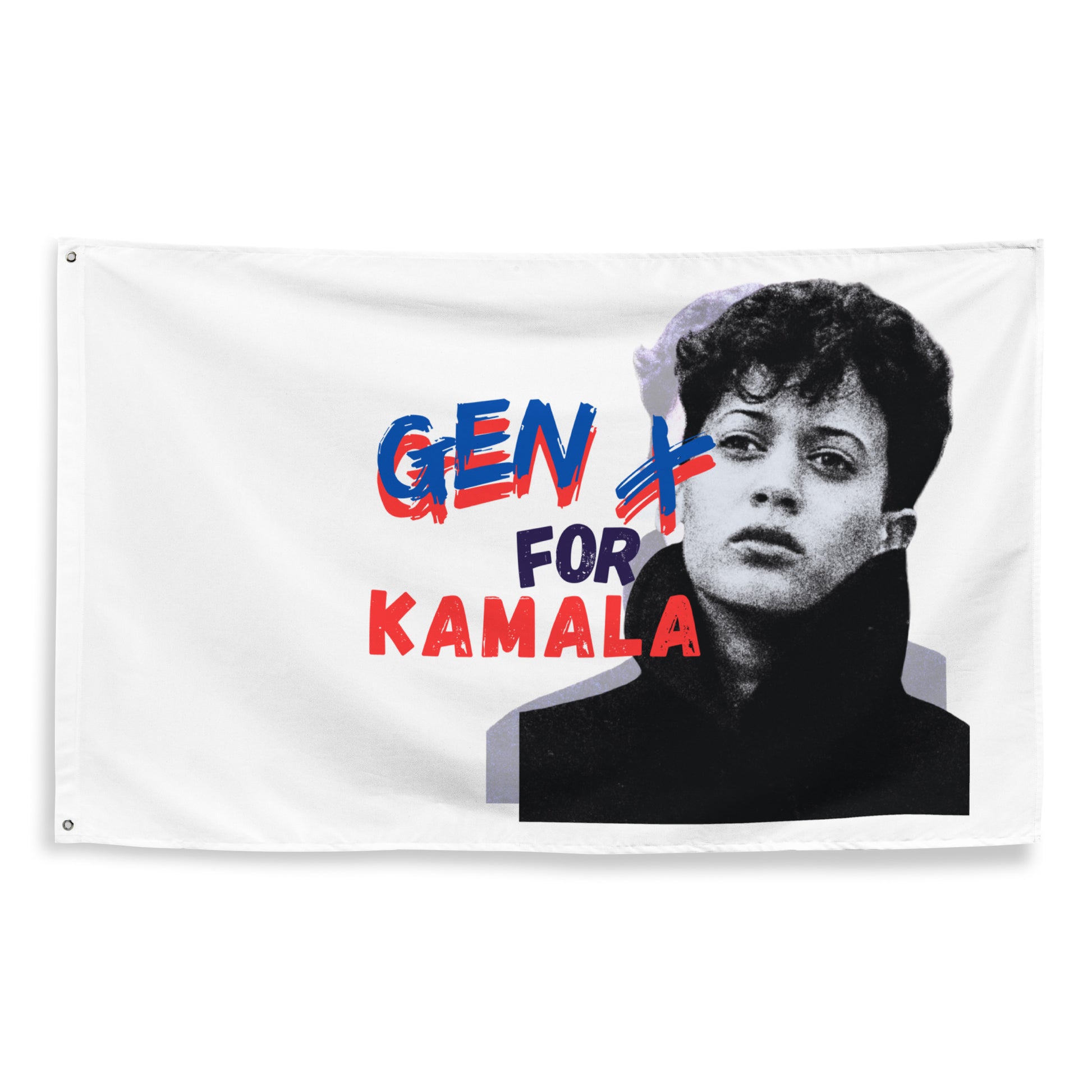 Kamala for President Flag-Brain Foo Designs