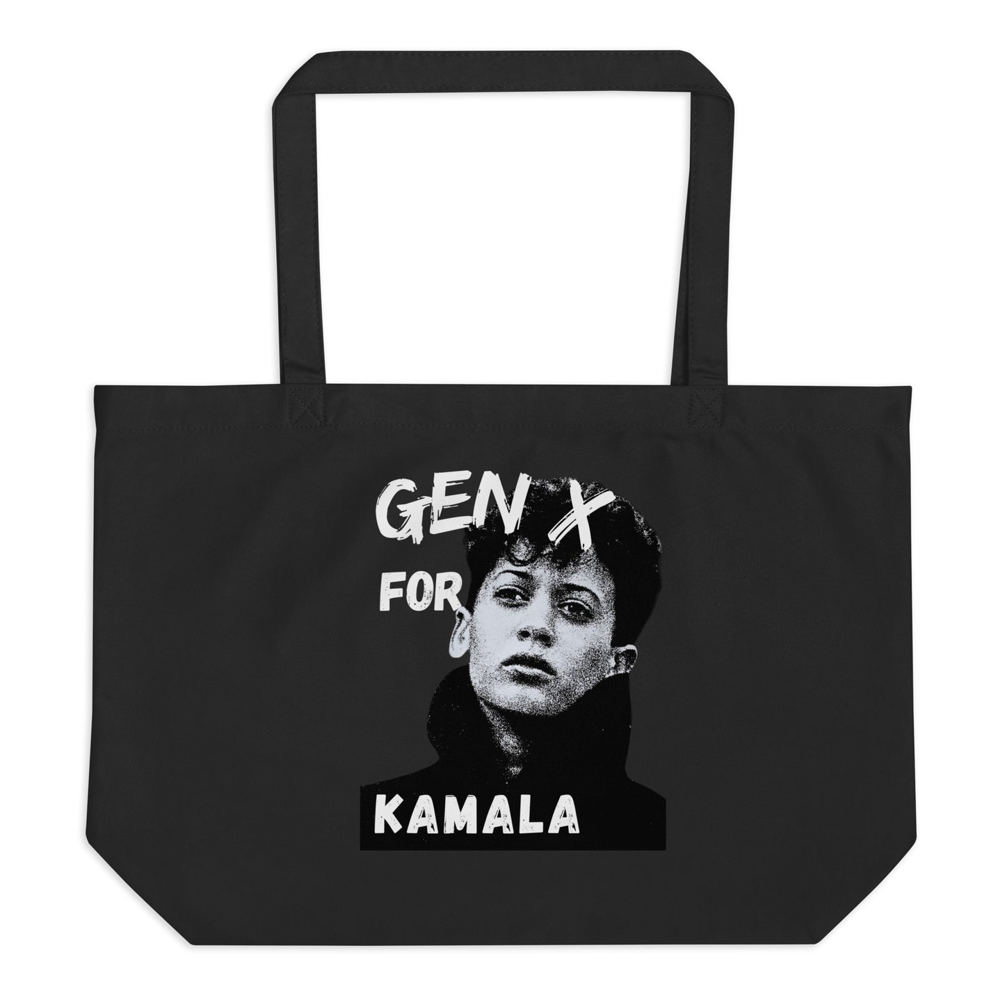 Kamala for President Large Organic Tote Bag