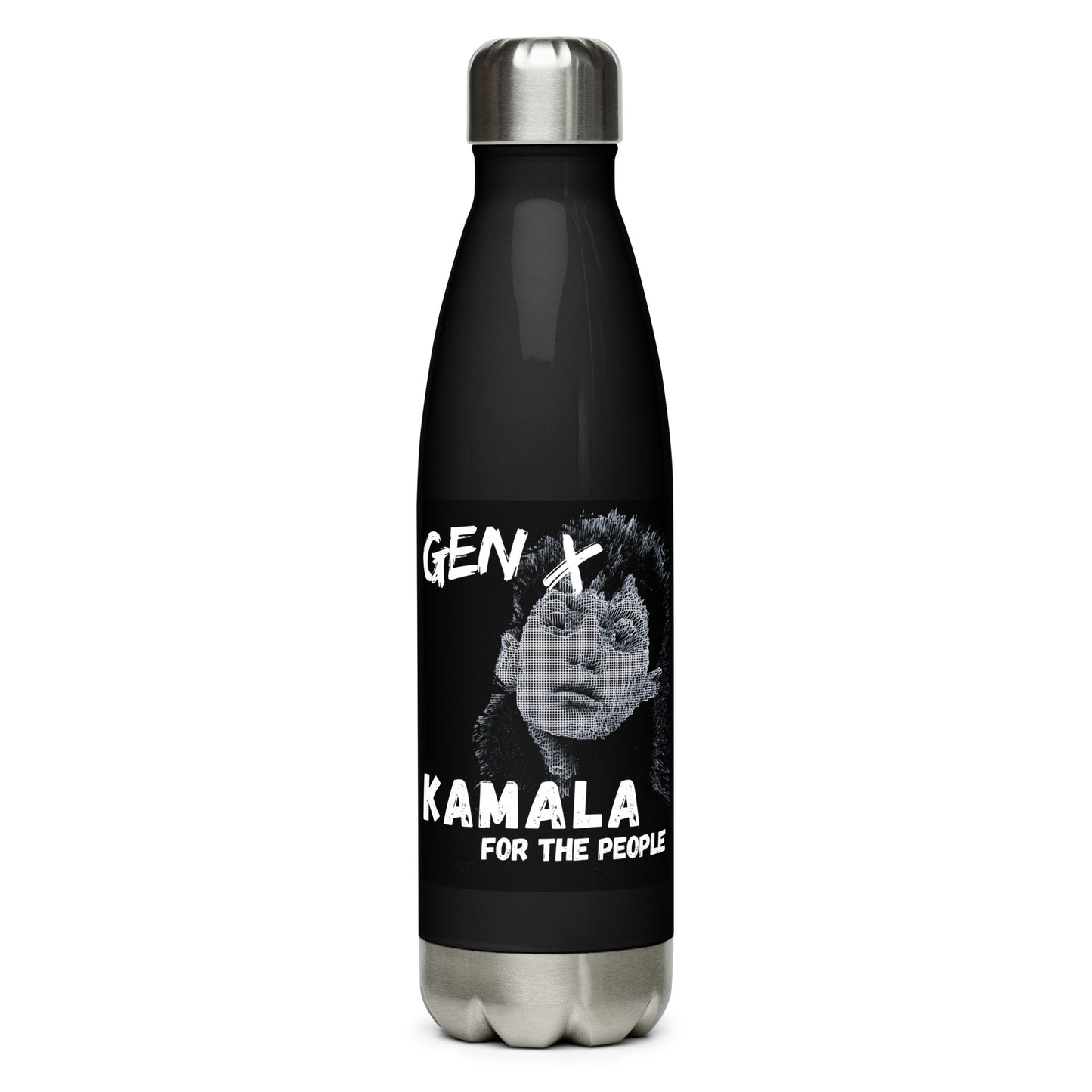 Kamala For President Stainless Steel Water Bottle